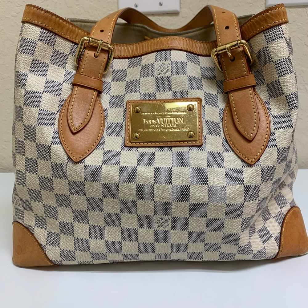 Authentic Damier Hamstead MM Louis Vuitton